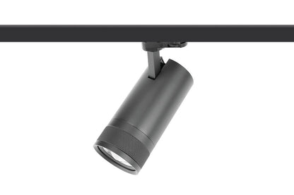 FOCUSPRO 32W BLACK LED SPOT LIGHT NON-DIMMABLE ZOOMABLE BEAM ANGLE 16-42 DEG TRACK MOUNTED 3 CIRCUIT 4000K 182MM CRI90 1958LM 80LM/W 220-240V - ILTSL008