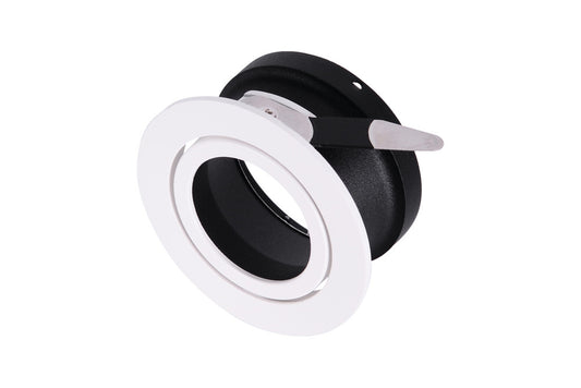 ACCENTPLUS DOWNLIGHT FOR LED GU10 55MM CUTOUT IP20 WHITE 20 DEG TWO SIDES TILTABLE - ILDL55N013