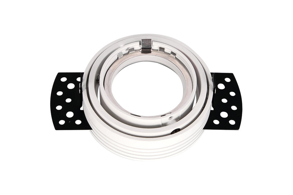 ACCENTPLUS DOWNLIGHT FOR LED GU10 80MM CUTOUT IP20 PLASTER IN WHITE 40 DEG TWO SIDES TILTABLE - ILDL75N014