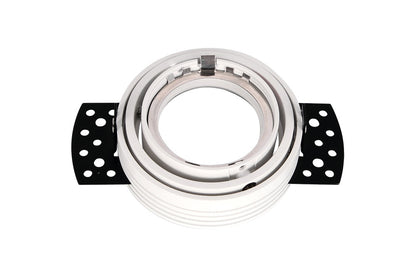 ACCENTPLUS DOWNLIGHT FOR LED GU10 80MM CUTOUT IP20 PLASTER IN WHITE 40 DEG TWO SIDES TILTABLE - ILDL75N014