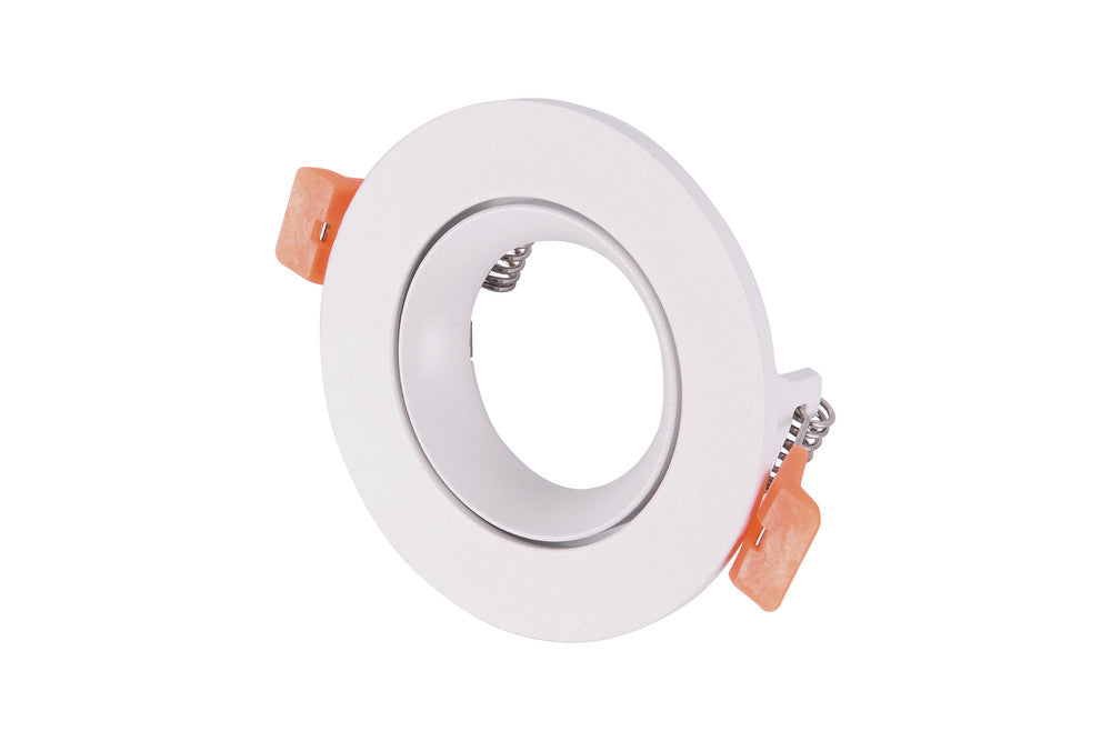 ACCENTPLUS DOWNLIGHT FOR LED GU10 75MM CUTOUT IP20 WHITE ROUND 55 DEG TWO SIDES TILTABLE - ILDL75N010