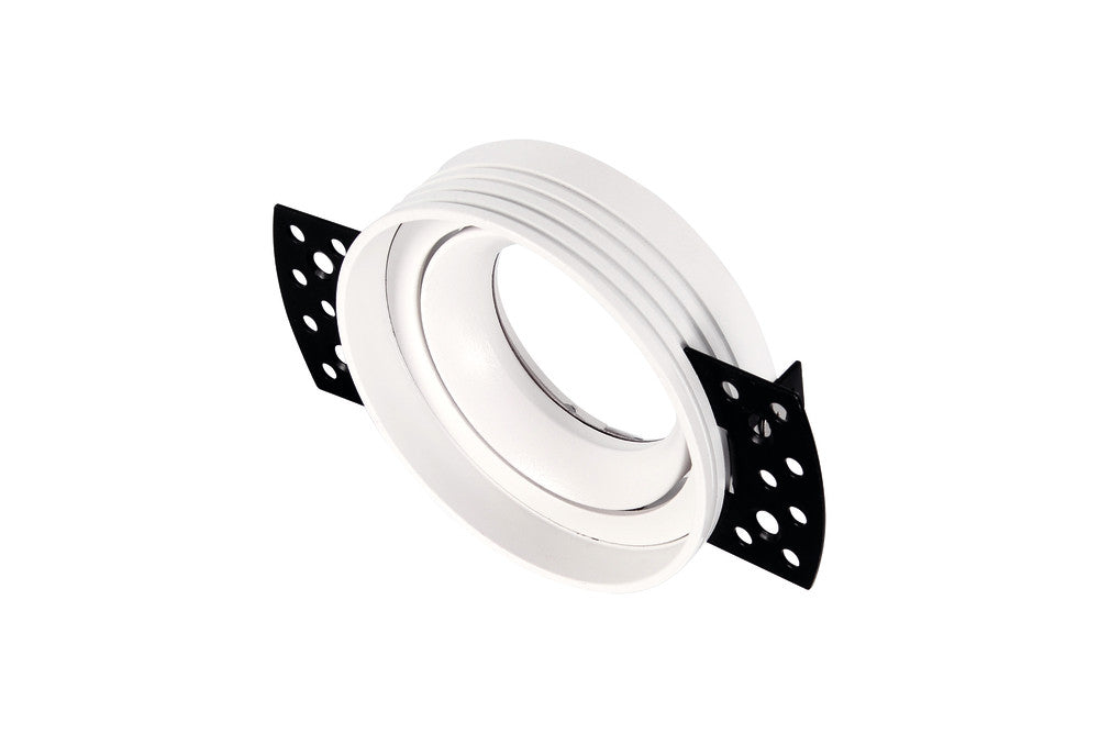 ACCENTPLUS DOWNLIGHT FOR LED GU10 80MM CUTOUT IP20 PLASTER IN WHITE 40 DEG TWO SIDES TILTABLE - ILDL75N014