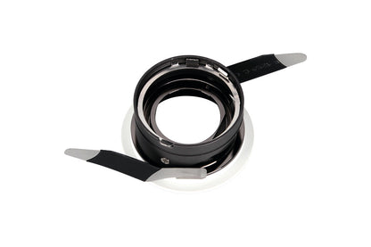 ACCENTPLUS DOWNLIGHT FOR LED GU10 60MM CUTOUT IP20 MIRROR BLACK ROUND 20 DEG ONE SIDE TILTABLE - ILDL60N008