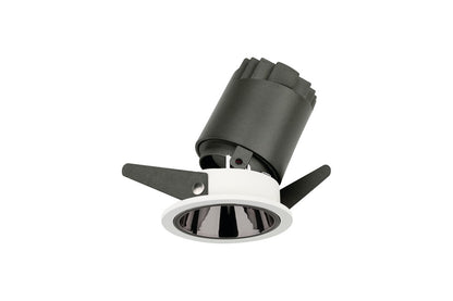 ACCENTPRO LED DOWNLIGHT 16 DEG BEAM ANGLE 50MM CUTOUT 30 DEG TILTABLE 355 DEG ROTATABLE 5W 334LM 66LM/W 3000K CRI90 MIRROR SILVER ROUND 34VDC 120MA WITHOUT DRIVER - ILDL50P002