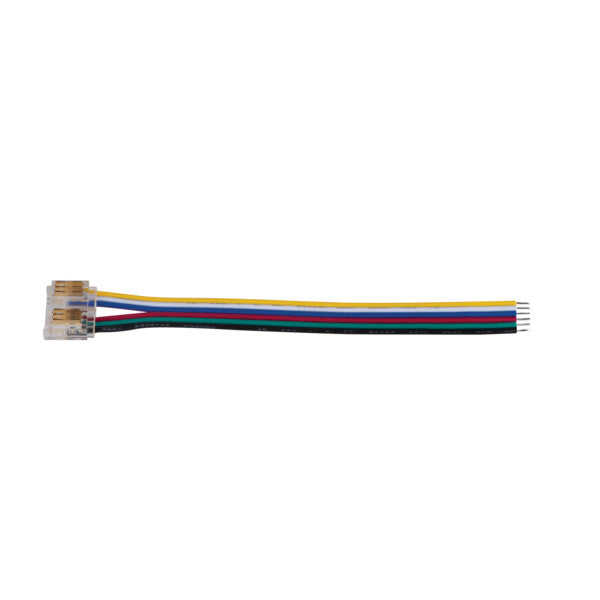 Solderless 12mm 6 Pin End Feed CON P 12 RGBCCT CP