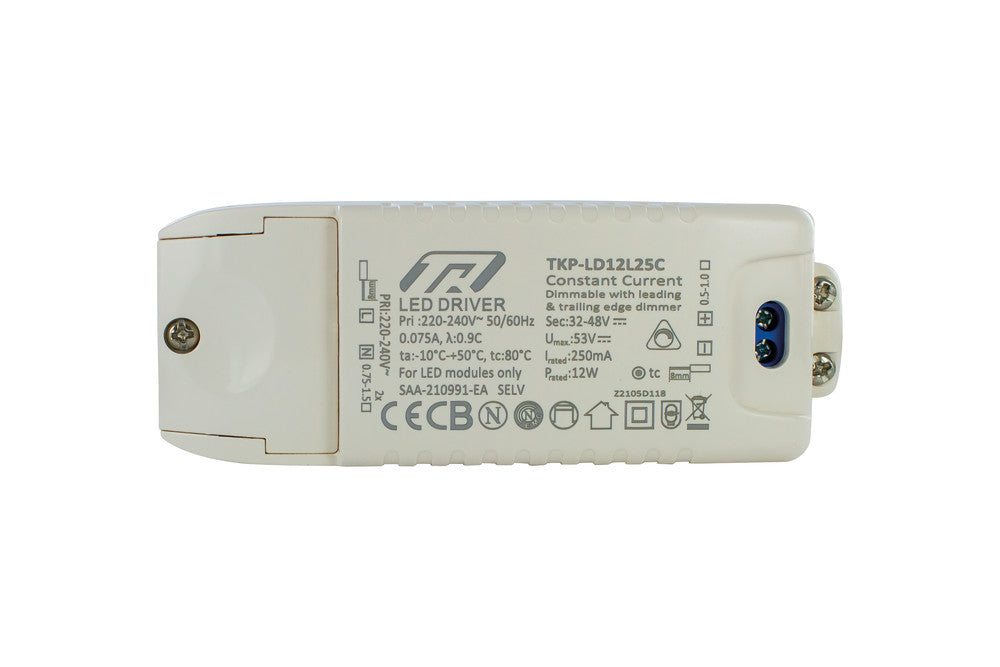 CONSTANT CURRENT DRIVER 10.5W 250MA IP20 TRIAC DIMMABLE 32-45V OUTPUT INTEGRAL - ILDRCCA073A