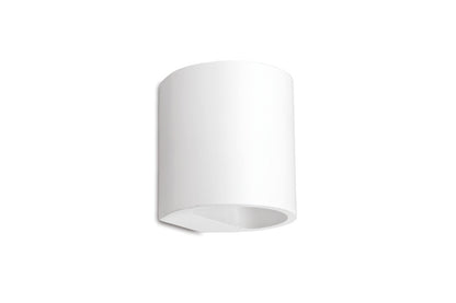 INDOOR DECORATIVE PAINTABLE GYPSUM LARISSA WALL LIGHT IP20 FOR 1 X G9 MAX 40W WHITE INTEGRAL - ILDEC001