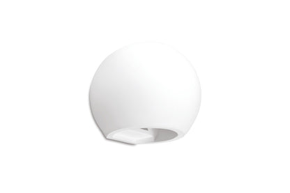 INDOOR DECORATIVE PAINTABLE GYPSUM SERRES WALL LIGHT IP20 FOR 1 X G9 MAX 40W WHITE INTEGRAL - ILDEC002