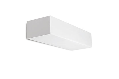 INDOOR DECORATIVE PAINTABLE GYPSUM LAMIA WALL LIGHT IP20 FOR 1 X E14 MAX 40W WHITE INTEGRAL - ILDEC012