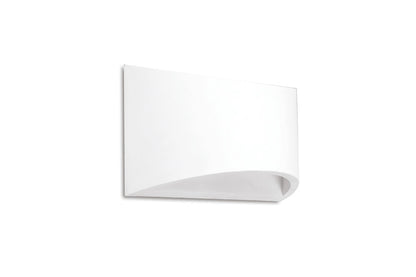 INDOOR DECORATIVE PAINTABLE GYPSUM GALATSI WALL LIGHT IP20 FOR 1 X G9 MAX 40W WHITE INTEGRAL - ILDEC013