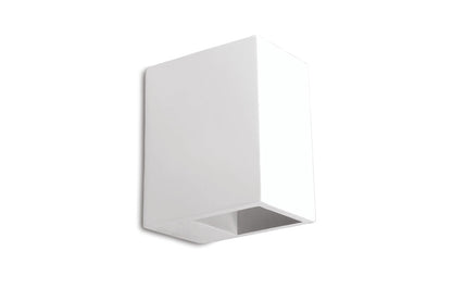 INDOOR DECORATIVE PAINTABLE GYPSUM ARTA WALL LIGHT IP20 FOR 1 X G9 MAX 40W WHITE INTEGRAL - ILDEC011