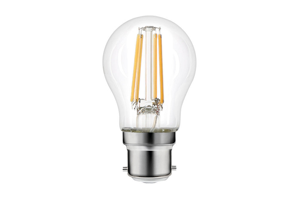 OMNI FILAMENT GOLF BALL BULB B22 470LM 3.4W 2700K DIMMABLE 320 BEAM CLEAR INTEGRAL - ILGOLFB22DC062