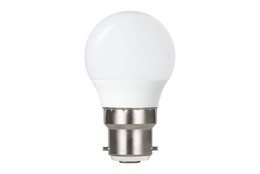 GOLF BALL BULB B22 470LM 4.2W 2700K DIMMABLE 240 BEAM FROSTED INTEGRAL - ILGOLFB22DC057