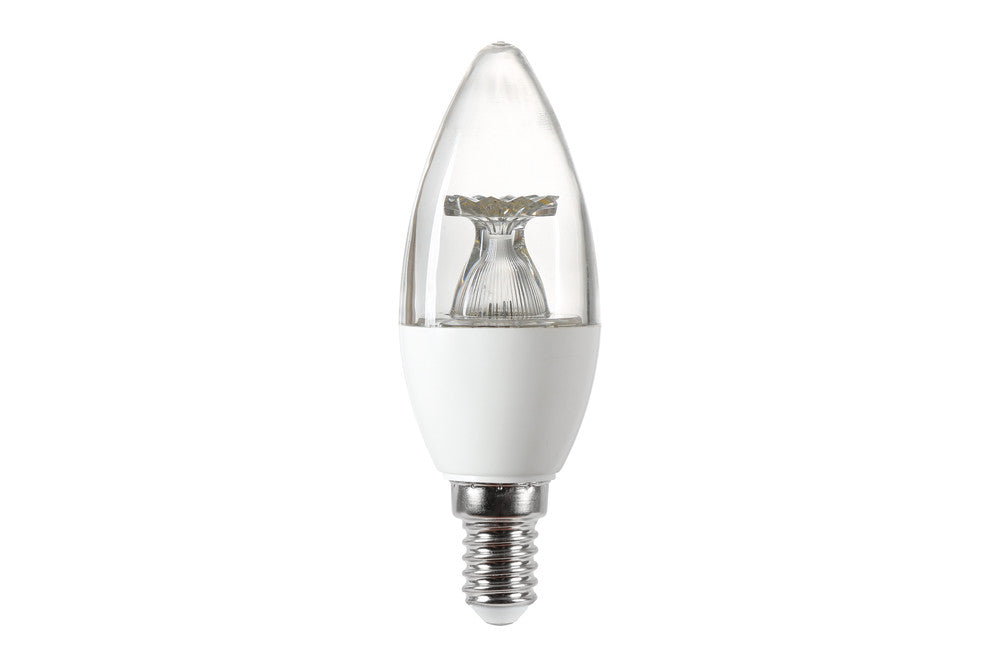 CANDLE BULB E14 470LM 4.9W 5000K NON-DIMM 240 BEAM CLEAR INTEGRAL - ILCANDE14NF062