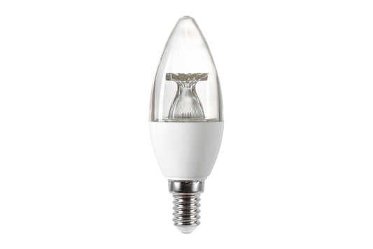 CANDLE BULB E14 470LM 4.9W 5000K NON-DIMM 240 BEAM CLEAR INTEGRAL - ILCANDE14NF062