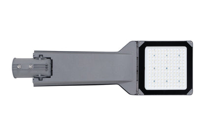 MATRIX MIDI STREET LIGHT 12000LM 80W 4000K OPTIC-T2M IP66 60MM DIA SPIGOT CLAMP NFC IK09 NEMA3 WITH CAP & AUTO-DISCONNECT RAL7037 - ILSLB003