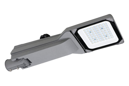MATRIX MINI STREET LIGHT 7500LM 50W 4000K OPTIC-T2M IP66 34 TO 48MM DIA SPIGOT CLAMP NFC IK09 NEMA3 WITH CAP & AUTO-DISCONNECT RAL7037 - ILSLB002