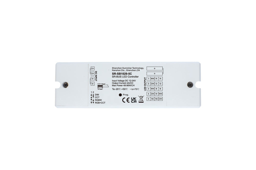BLE & RF UNIVERSAL RECEIVER APP CONTROLLED 12-24V CONSTANT VOLTAGE 240W(12V) AND 480W(24V) - ILRC029