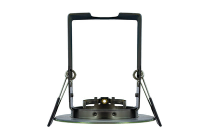 EVOFIRE FIRE RATED DOWNLIGHT 70MM CUTOUT IP65 ANTIQUE BRASS ROUND +GU10 HOLDER & INSULATION GUARD INTEGRAL - ILDLFR70D046