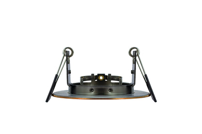 EVOFIRE FIRE RATED DOWNLIGHT 70MM CUTOUT IP65 COPPER ROUND +GU10 HOLDER INTEGRAL - ILDLFR70D047