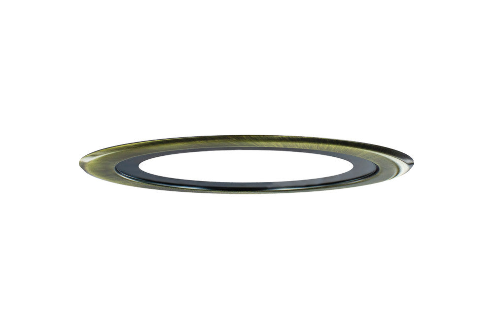 EVOFIRE FIRE RATED DOWNLIGHT 70-100MM CUTOUT IP65 ANTIQUE BRASS ROUND ADAPTER INTEGRAL - ILDLFR70D049