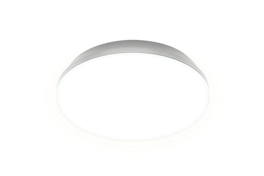TOUGH SHELL BULKHEAD 280MM DIA IP44 1440LM 12W CCT ADJUSTABLE 3000-4000-5000K IK09 120 BEAM NON-DIMM 120LM/W - ILBHA090