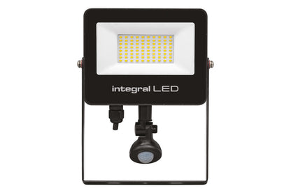 SUPER SLIM 2 FLOODLIGHT IP67 5000LM 50W 4000K PIR 120° NON-DIMM 100LM/W BLACK INTEGRAL - ILFLC243