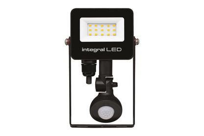 SUPER SLIM 2 FLOODLIGHT IP67 1000LM 10W 4000K PIR 120° NON-DIMM 100LM/W BLACK INTEGRAL - ILFLC240