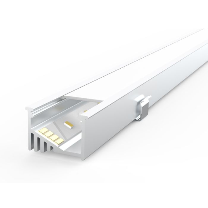 19mm wide Recessed Profile with internal angle mount- 2m
