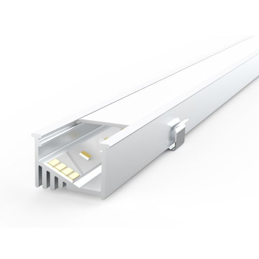 19mm wide Recessed Profile with internal angle mount- 1m
