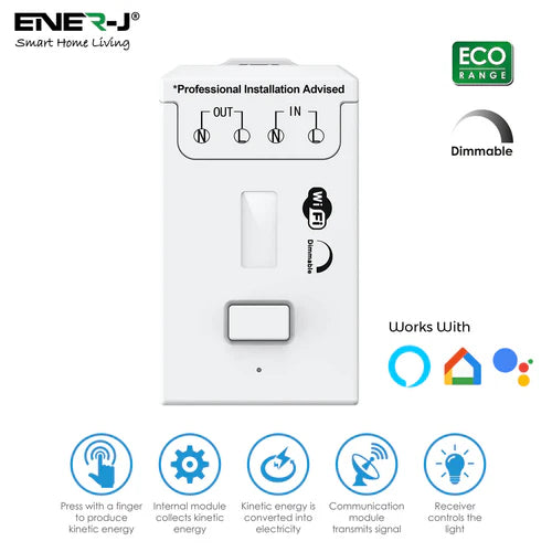 EnerJ Wireless Receiver-Eco- Dimmable 100W RF+