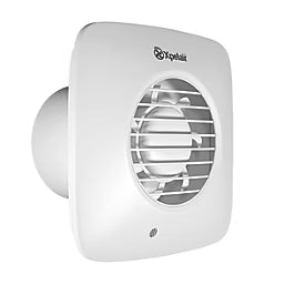 Xpelair DX100TS 100mm (4") Axial Bathroom Extractor Fan with Timer White 220-240V