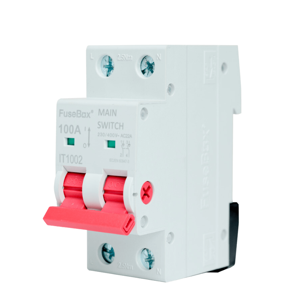 100A AC22A 2P MAIN SWITCH – Ecclesall Lighting and Electrical Supplies Ltd