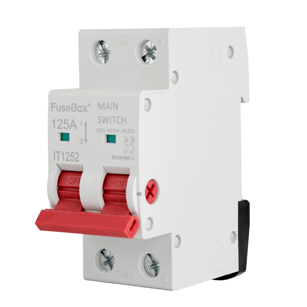Fusebox 125A AC22A 2P MAIN SWITCH IT1252