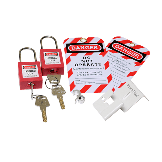 Fusebox LOCK OFF KIT, MCB,RCBO,MS,*F2 consumer unit FBLOK