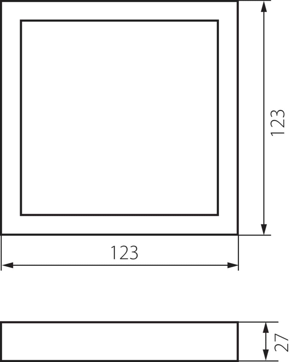 Kanlux Accessory for downlight fittings SP FRAME 30380