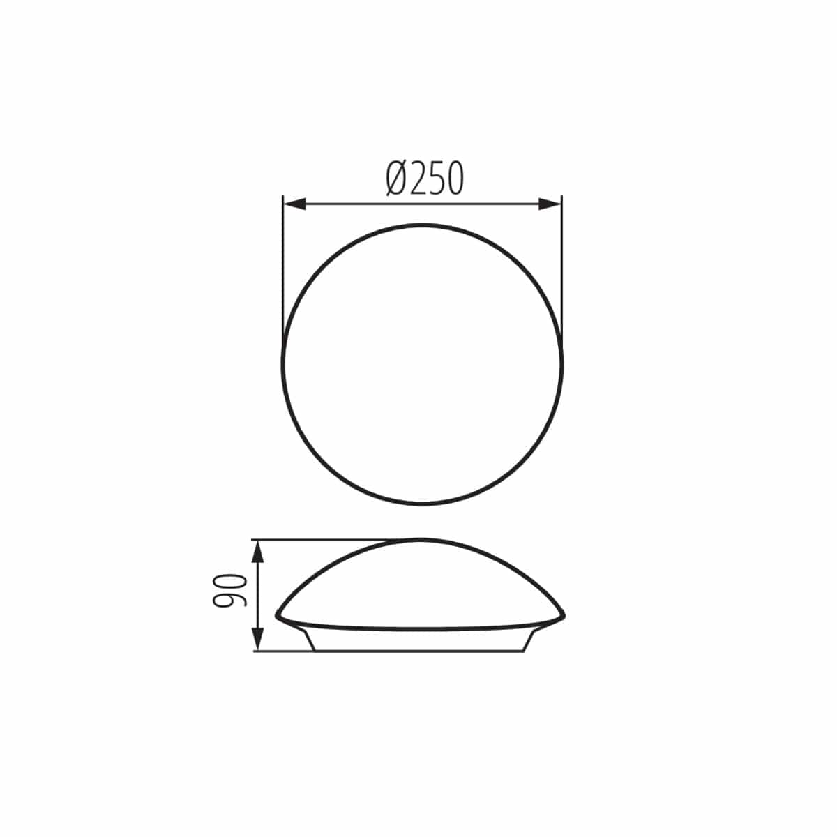 Kanlux Ceiling light fitting PLAFMIN 25690