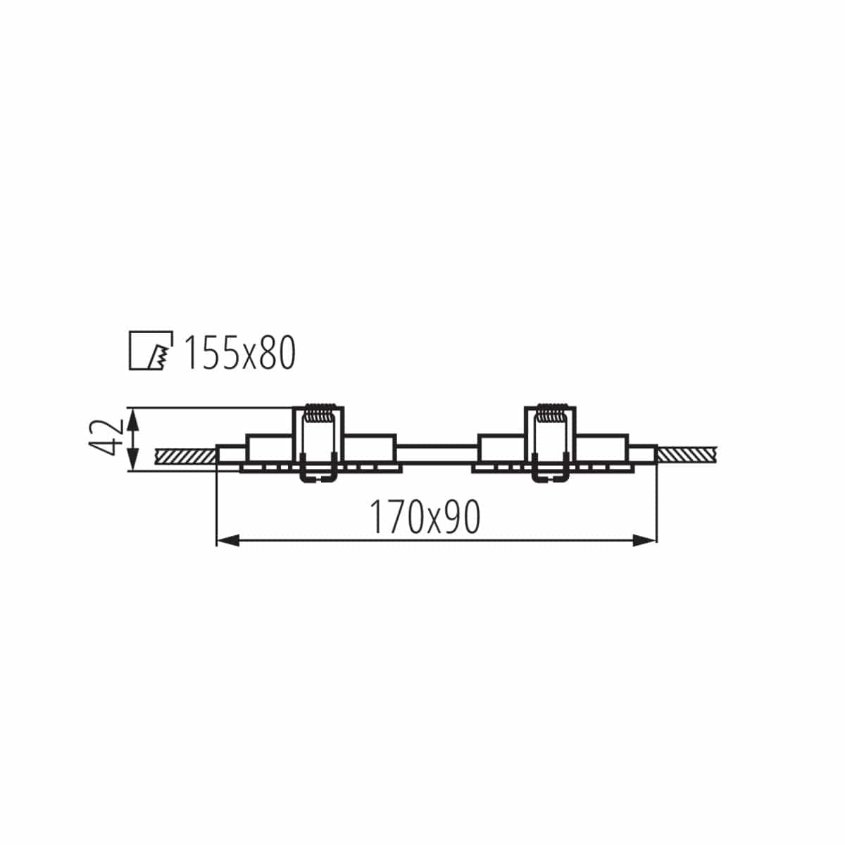 Kanlux Ceiling-mounted spotlight fitting SEIDY 19455