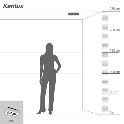 Kanlux Ceiling-mounted spotlight fitting STOBI 26833