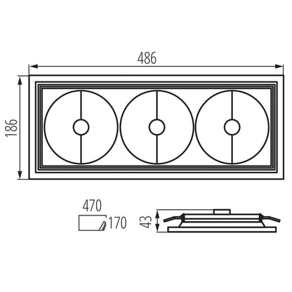 Kanlux Downlight fitting ARTO 26616