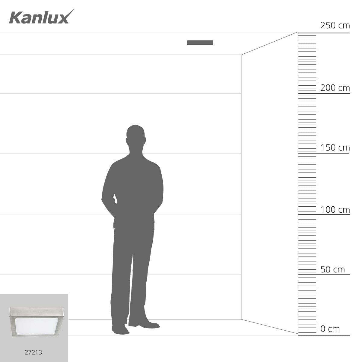 Kanlux Downlight fitting KANTI V2LED 27213