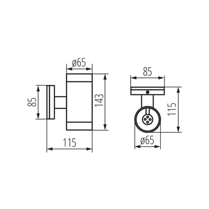 Kanlux Facade luminaire BART EL 7080