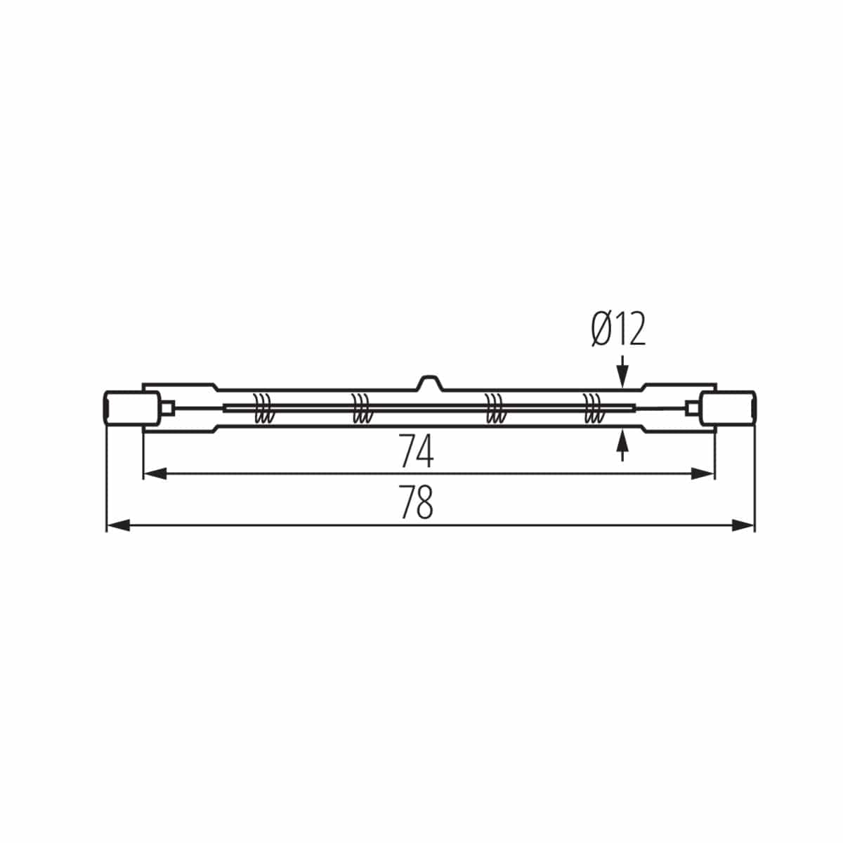 Kanlux Halide light source J STAR 8491