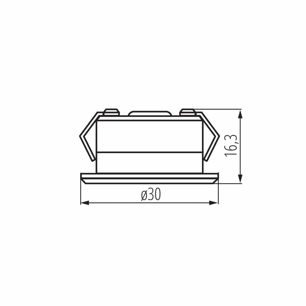 Kanlux LED mirror light fitting IMBER 23520