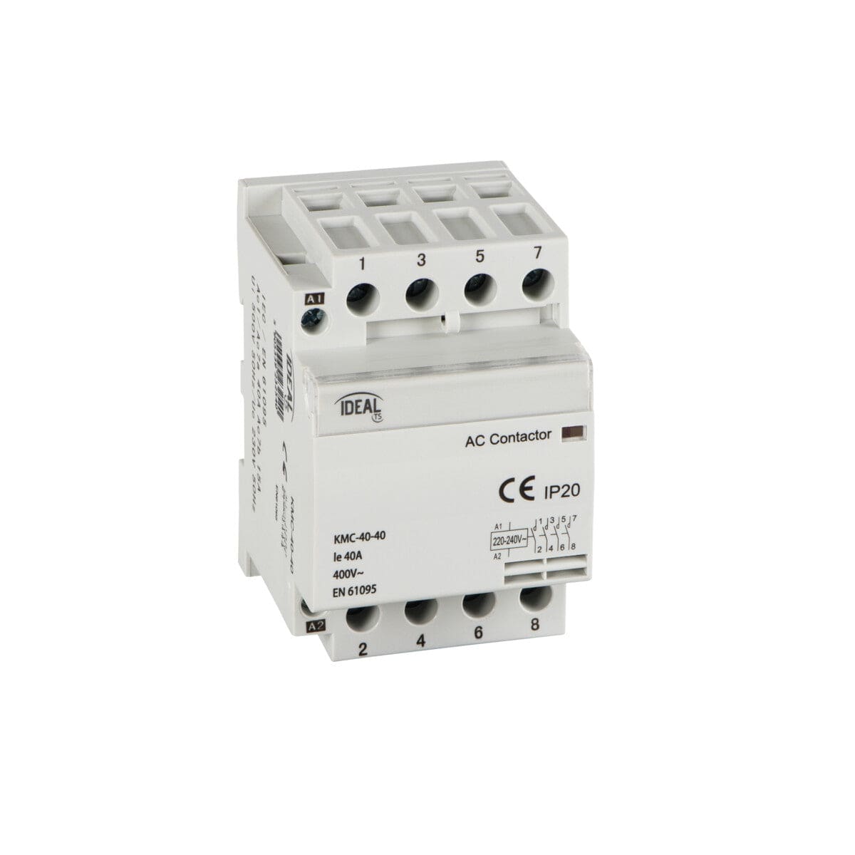 Kanlux Modular contactor, 230 VAC control voltage KMC 23254