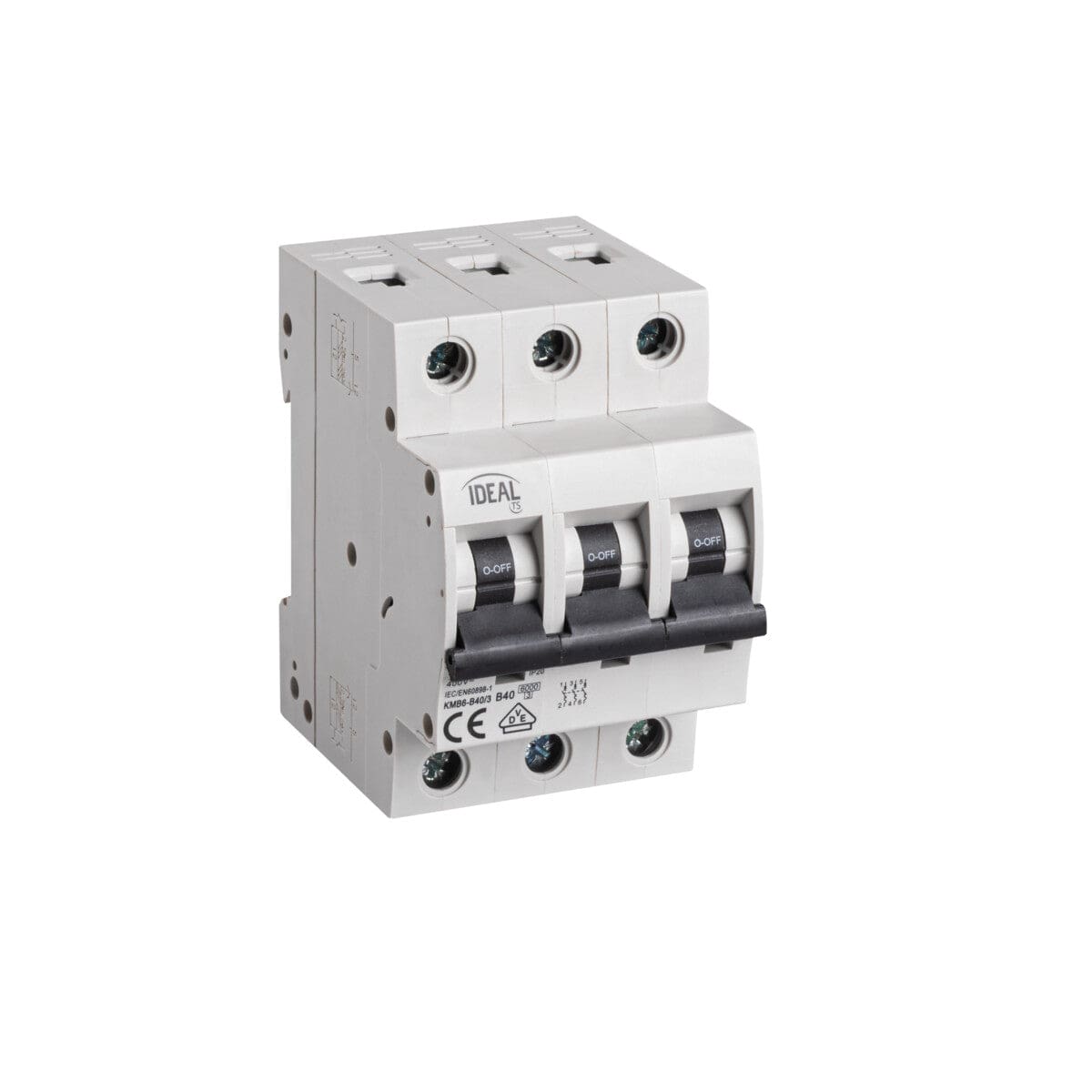 Kanlux Overcurrent circuit breaker, 3P KMB6 23168