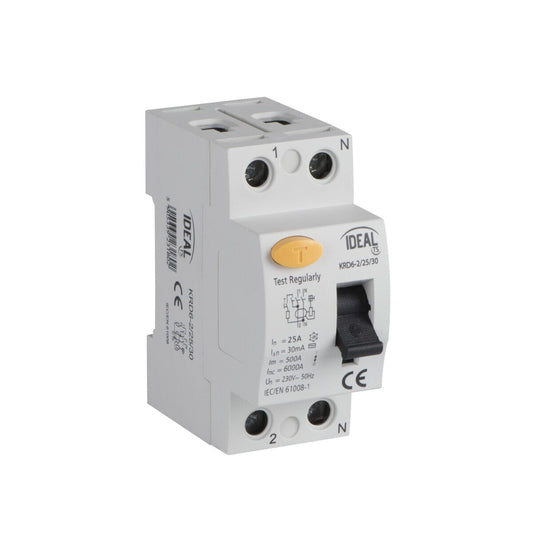 Kanlux Residual-current circuit breaker, 2P KRD6-2 23186