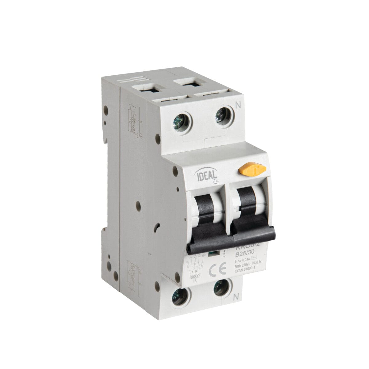 Kanlux Residual-current circuit breaker with overcurrent module, 6kA, 2P KRO6 23211