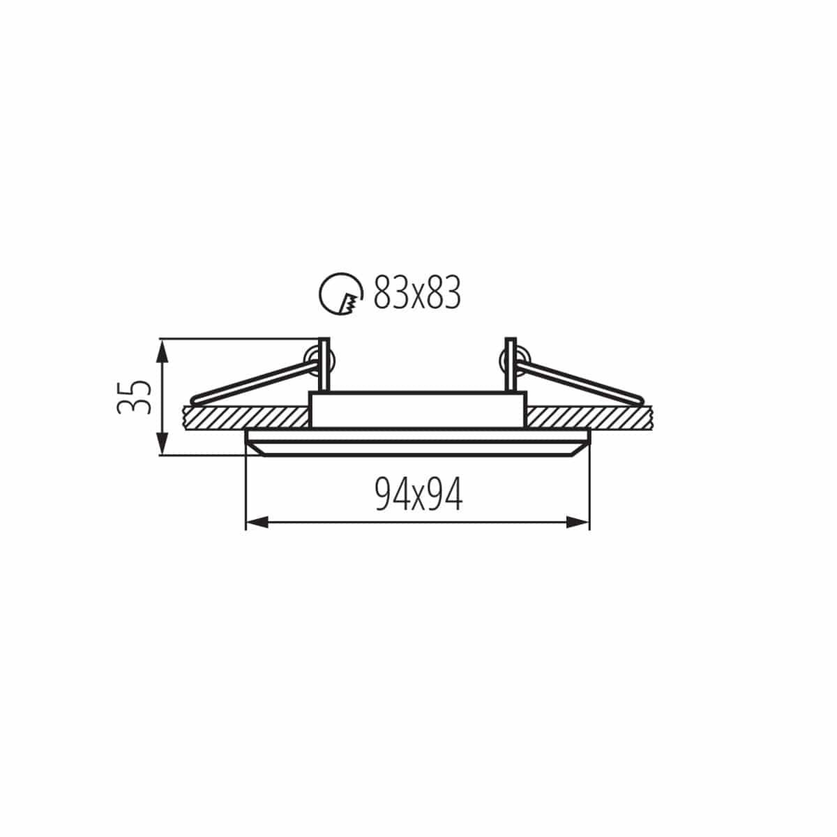 Kanlux Ring for spotlight fittings ALREN 26756