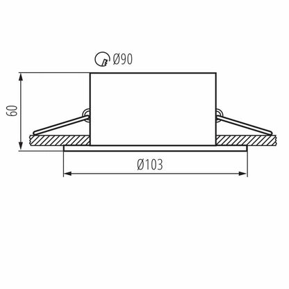 Kanlux Ring for spotlight fittings APRILA 26738